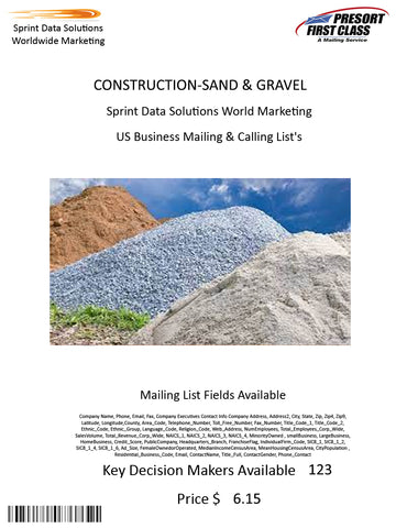 CONSTRUCTION-SAND & GRAVEL