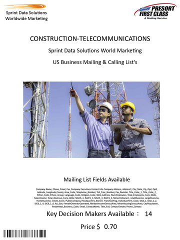 CONSTRUCTION-TELECOMMUNICATIONS