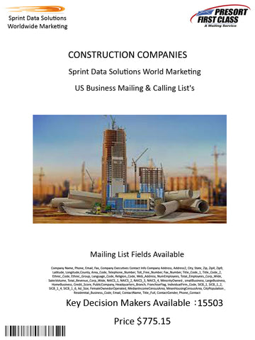 CONSTRUCTION COMPANIES