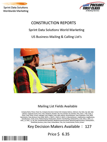 CONSTRUCTION REPORTS