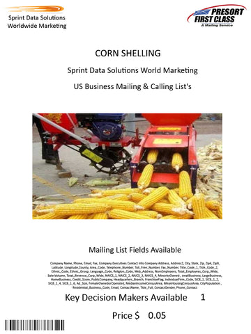 CORN SHELLING