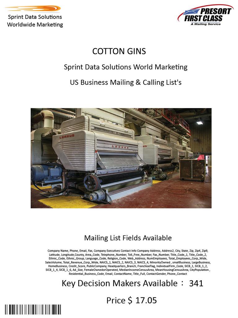 COTTON GINS