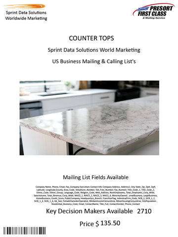 COUNTER TOPS