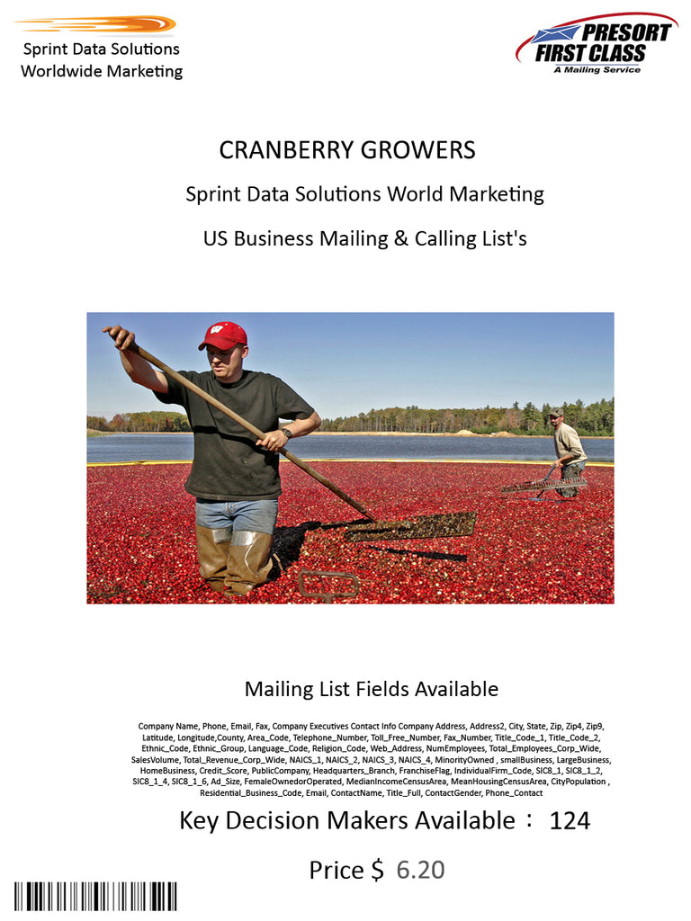 CRANBERRY GROWERS