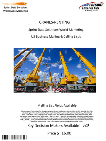 CRANES-RENTING