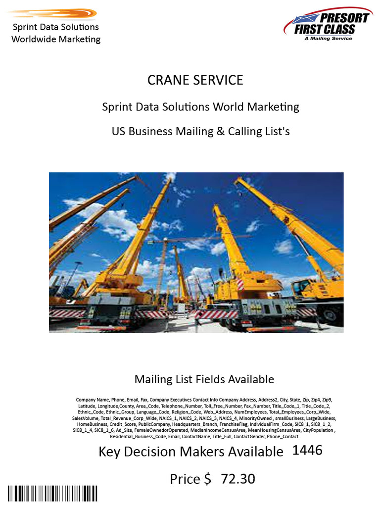 CRANE SERVICE