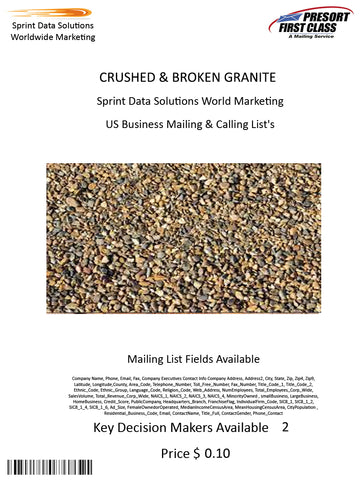 CRUSHED & BROKEN GRANITE