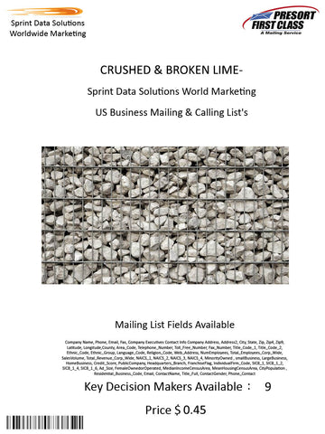 CRUSHED & BROKEN LIMESTONE