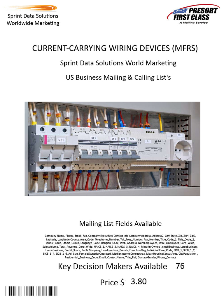 CURRENT-CARRYING WIRING DEVICES (MFRS)