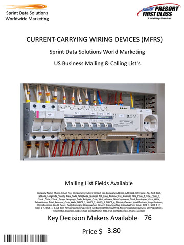 CURRENT-CARRYING WIRING DEVICES (MFRS)