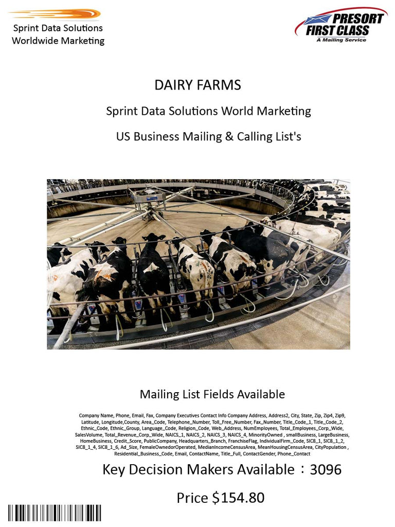 DAIRY FARMS