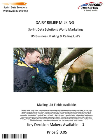 DAIRY RELIEF MILKING