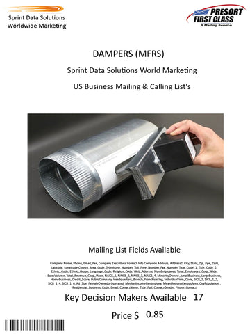 DAMPERS (MFRS)