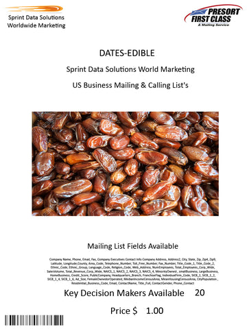 DATES-EDIBLE