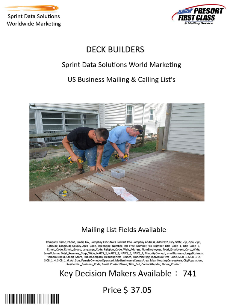 DECK BUILDERS