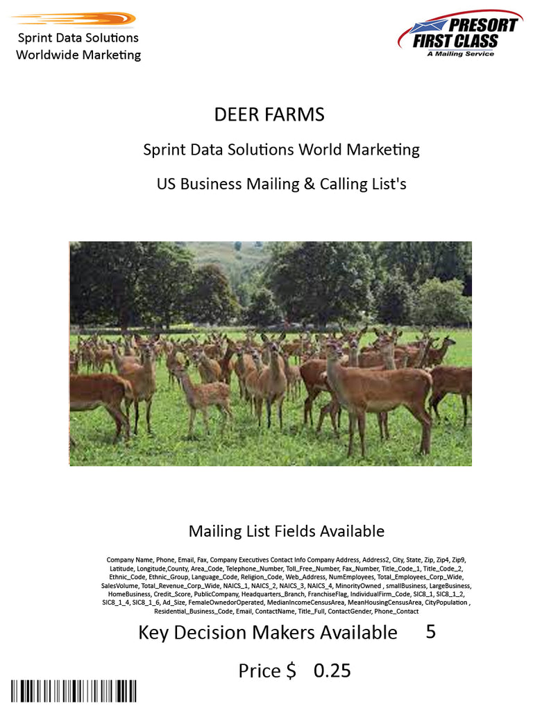 DEER FARMS