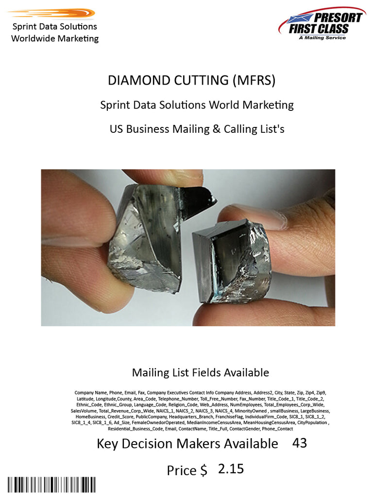 DIAMOND CUTTING (MFRS)