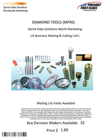 DIAMOND TOOLS (MFRS)