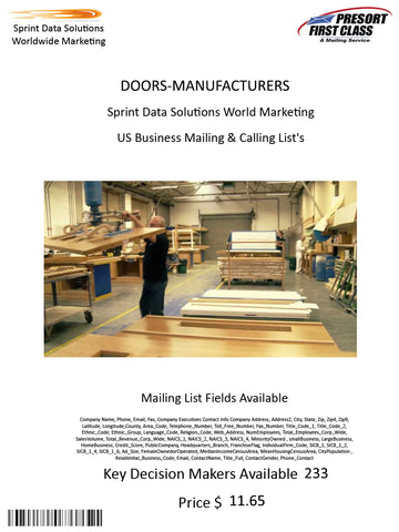 DOORS-MANUFACTURERS