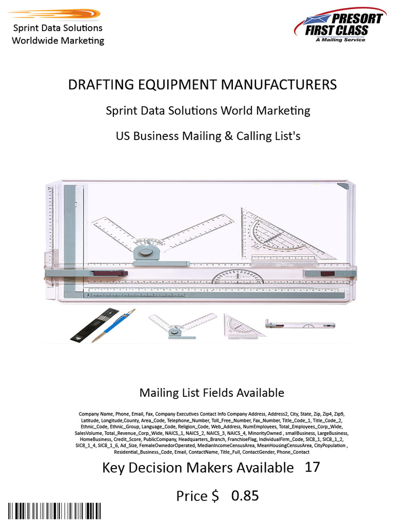 DRAFTING EQUIPMENT MANUFACTURERS