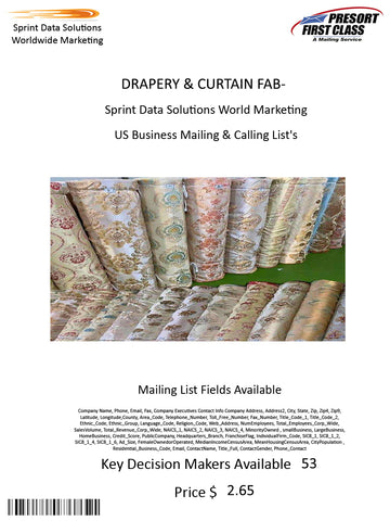 DRAPERY & CURTAIN FABRICS-WHOLESALE