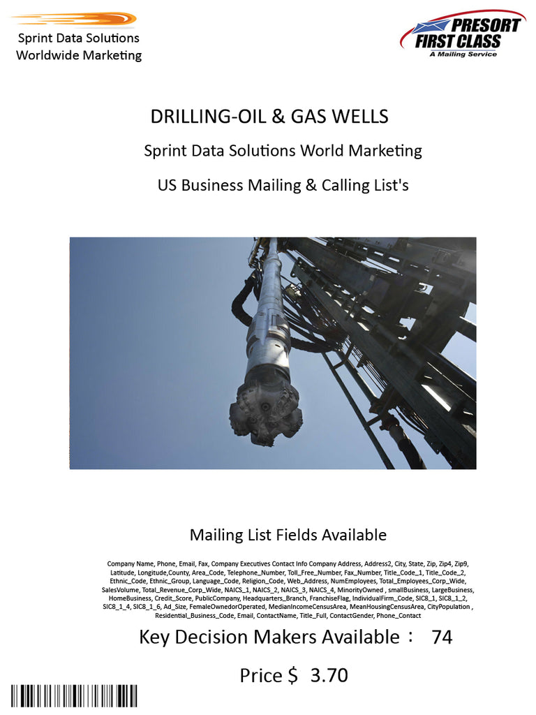 DRILLING-OIL & GAS WELLS