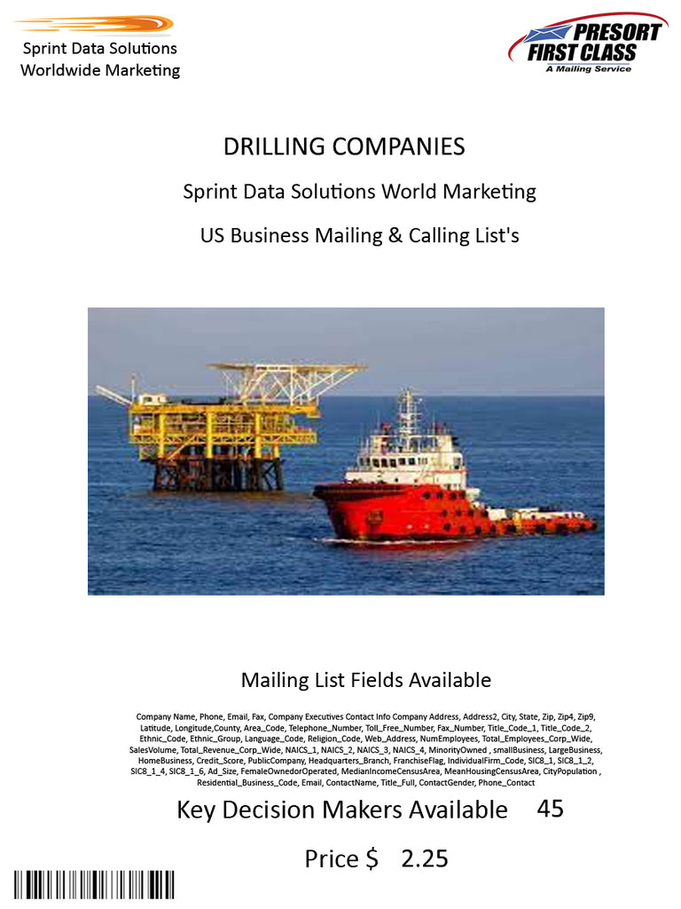 DRILLING COMPANIES