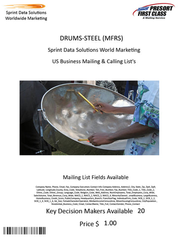 DRUMS-STEEL (MFRS)