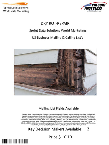 DRY ROT-REPAIR