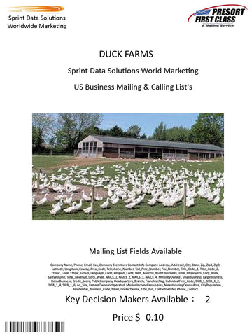 DUCK FARMS