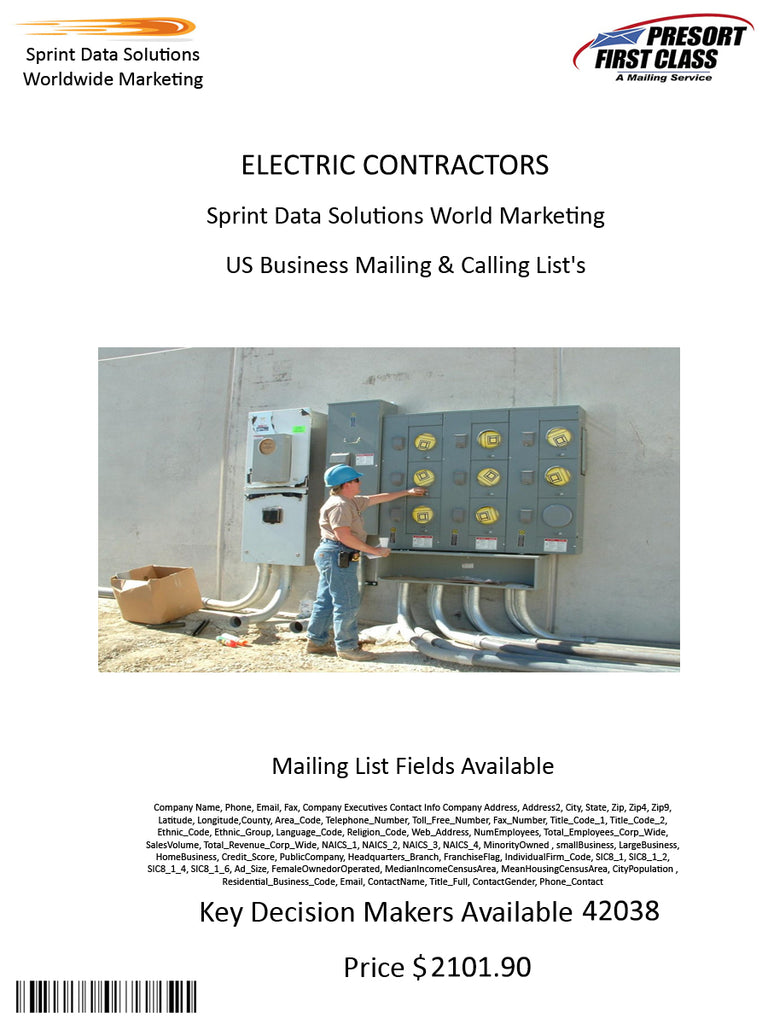 ELECTRIC CONTRACTORS