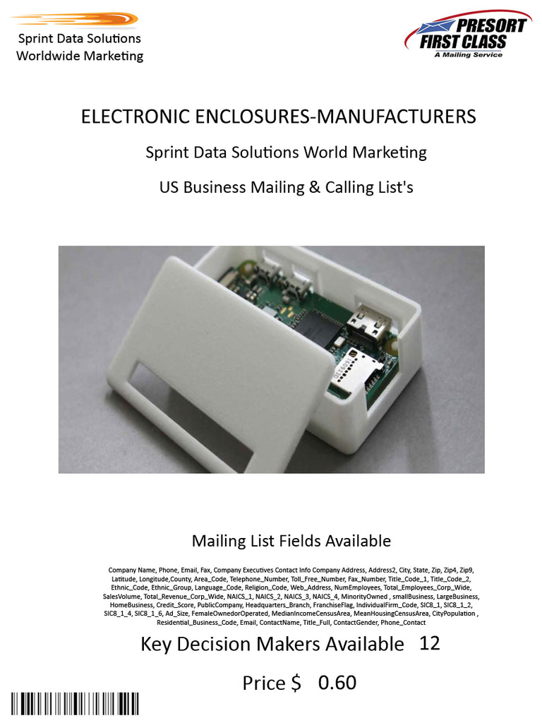 ELECTRONIC ENCLOSURES-MANUFACTURERS