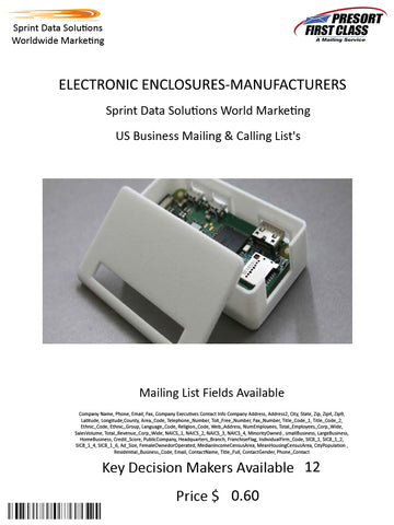 ELECTRONIC ENCLOSURES-MANUFACTURERS