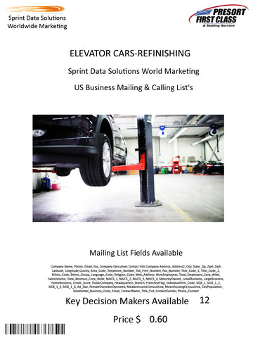 ELEVATOR CARS-REFINISHING