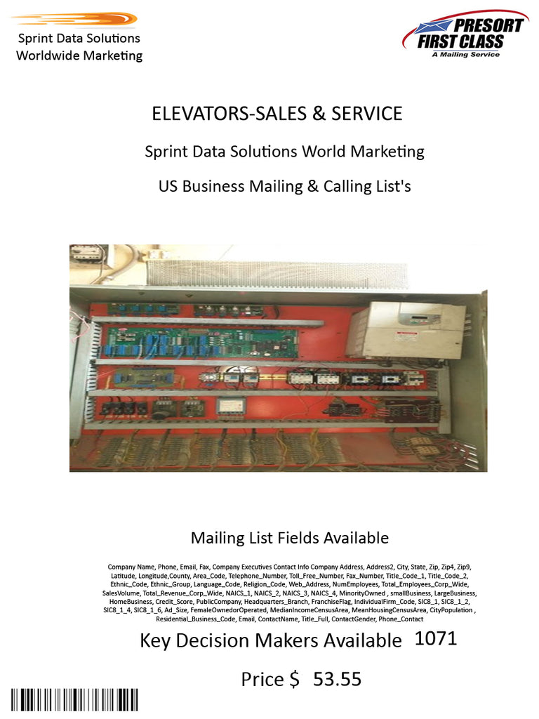 ELEVATORS-SALES & SERVICE