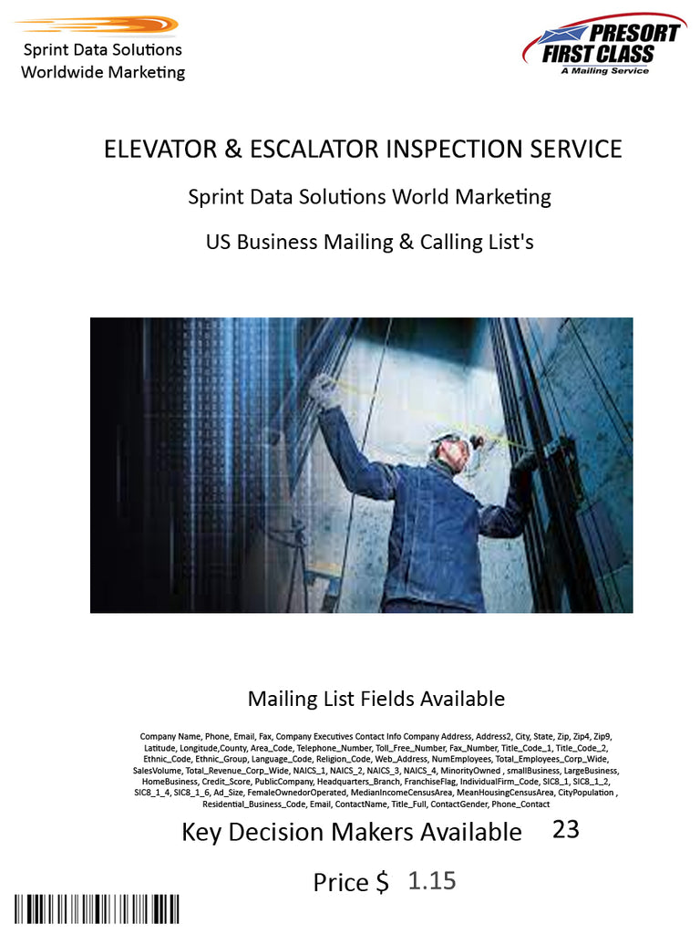 ELEVATOR & ESCALATOR INSPECTION SERVICE