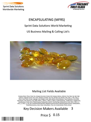 ENCAPSULATING (MFRS)