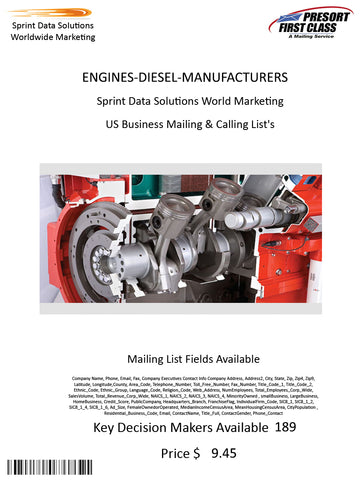 ENGINES-DIESEL-MANUFACTURERS