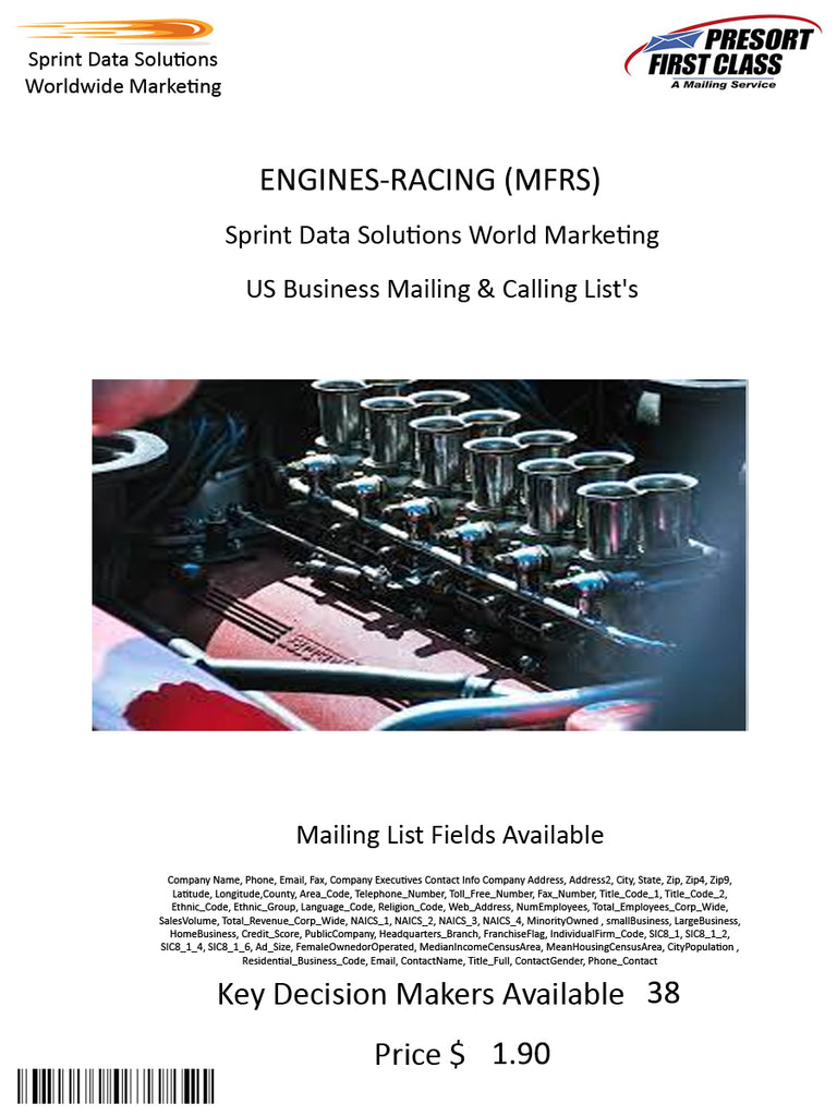 ENGINES-RACING (MFRS)