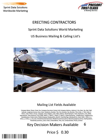 ERECTING CONTRACTORS