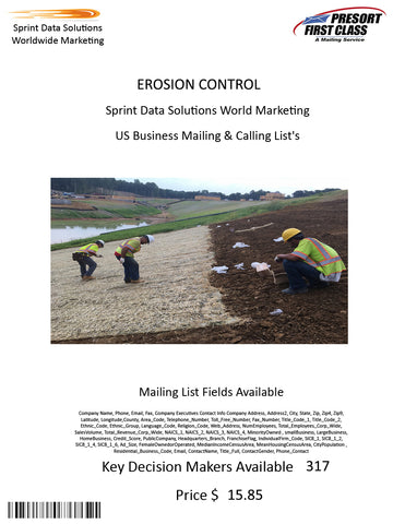 EROSION CONTROL