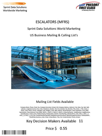 ESCALATORS (MFRS)