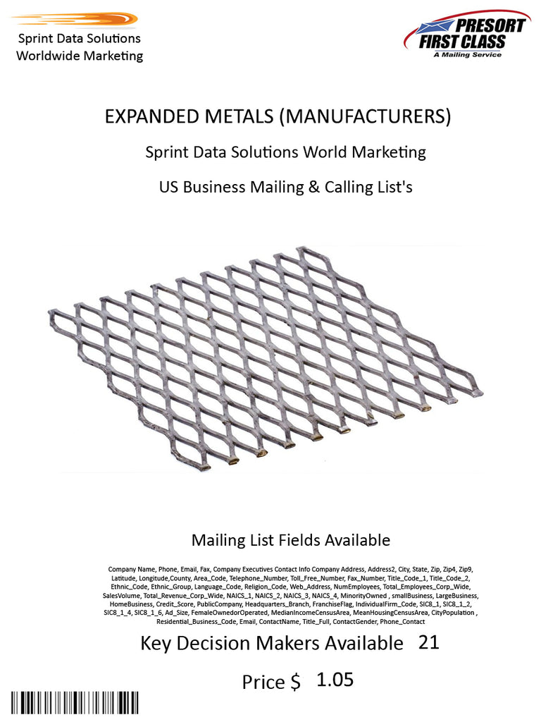 EXPANDED METALS (MANUFACTURERS)