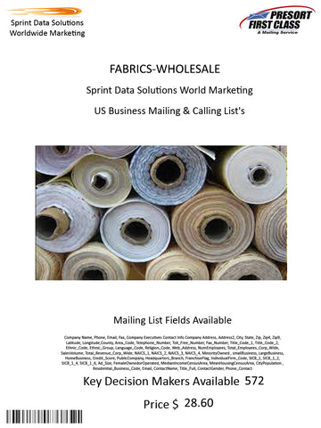 FABRICS-WHOLESALE