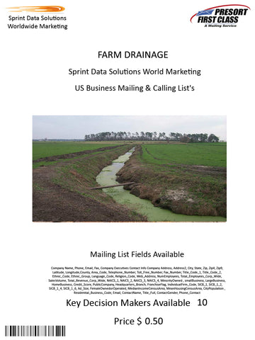 FARM DRAINAGE