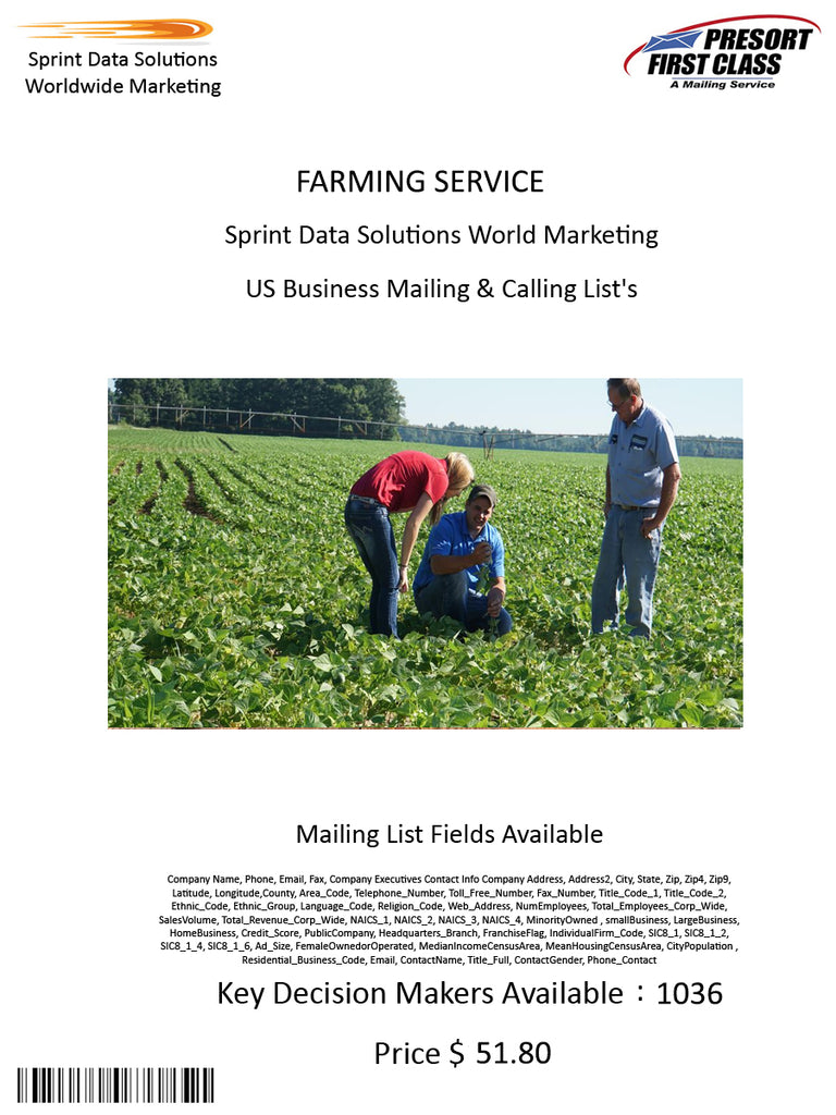 FARMING SERVICE