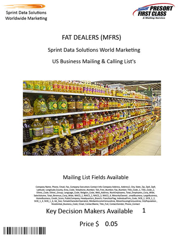 FAT DEALERS (MFRS)