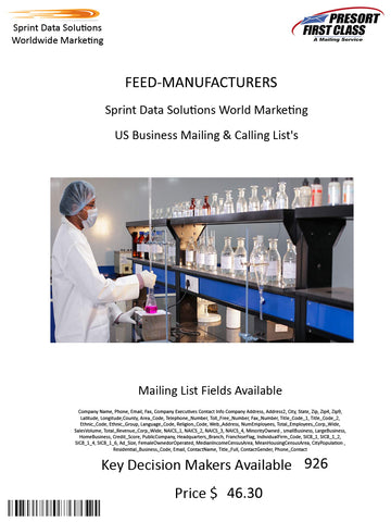 FEED-MANUFACTURERS