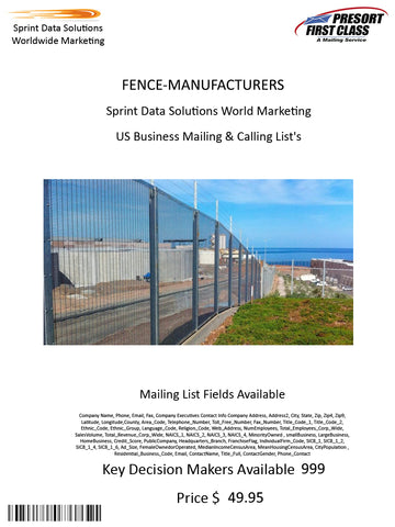 FENCE-MANUFACTURERS