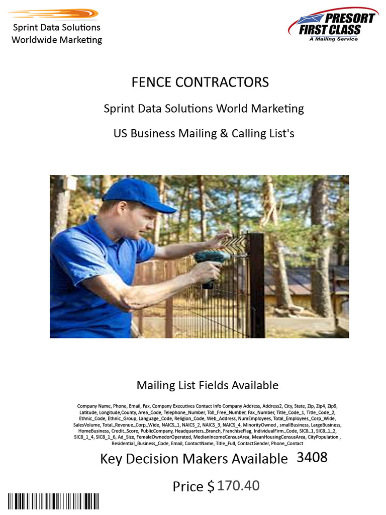 FENCE CONTRACTORS